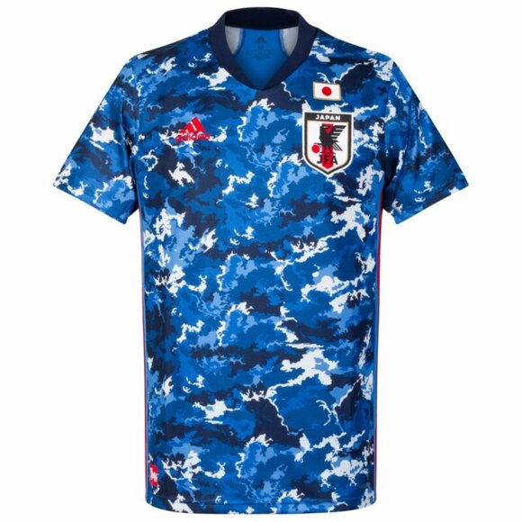 Japan JFA 2020 National Team home shirt Adidas camouflage jersey Olyｍpic Jaspo M - Picture 1 of 14
